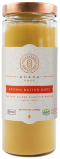 Grass-Fed Brown Butter Ghee | Ahara Rasa