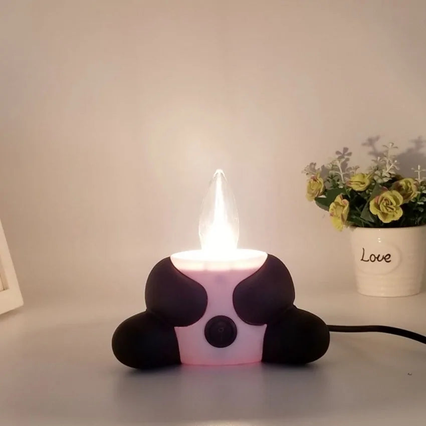 Cartoon Panda Table Desk LED Night Light Lamp