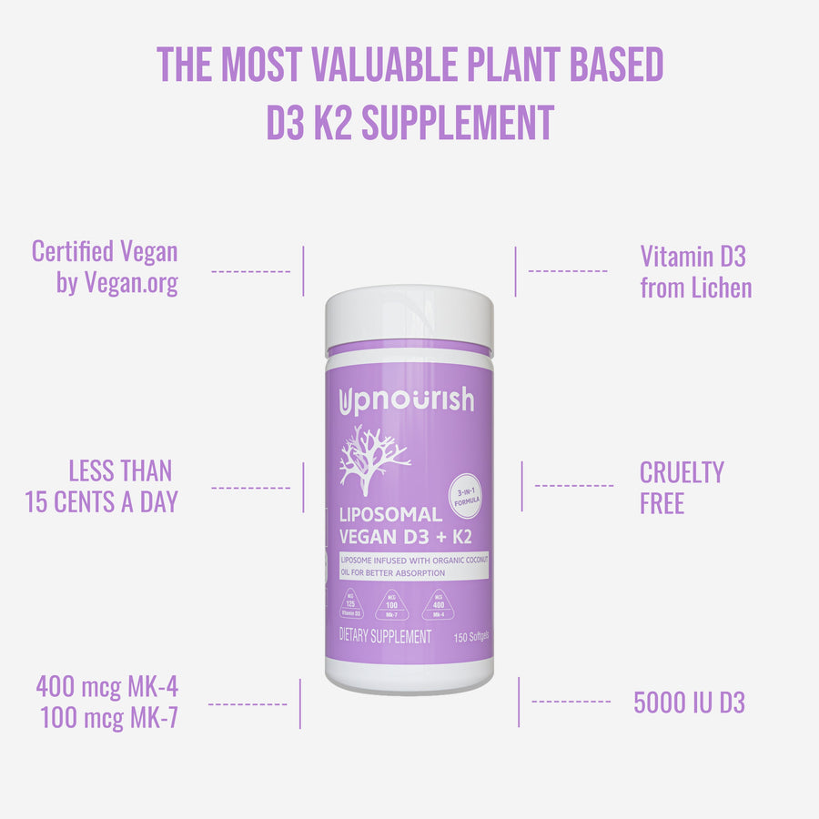 LIPOSOMAL Vegan Vitamin D3 K2