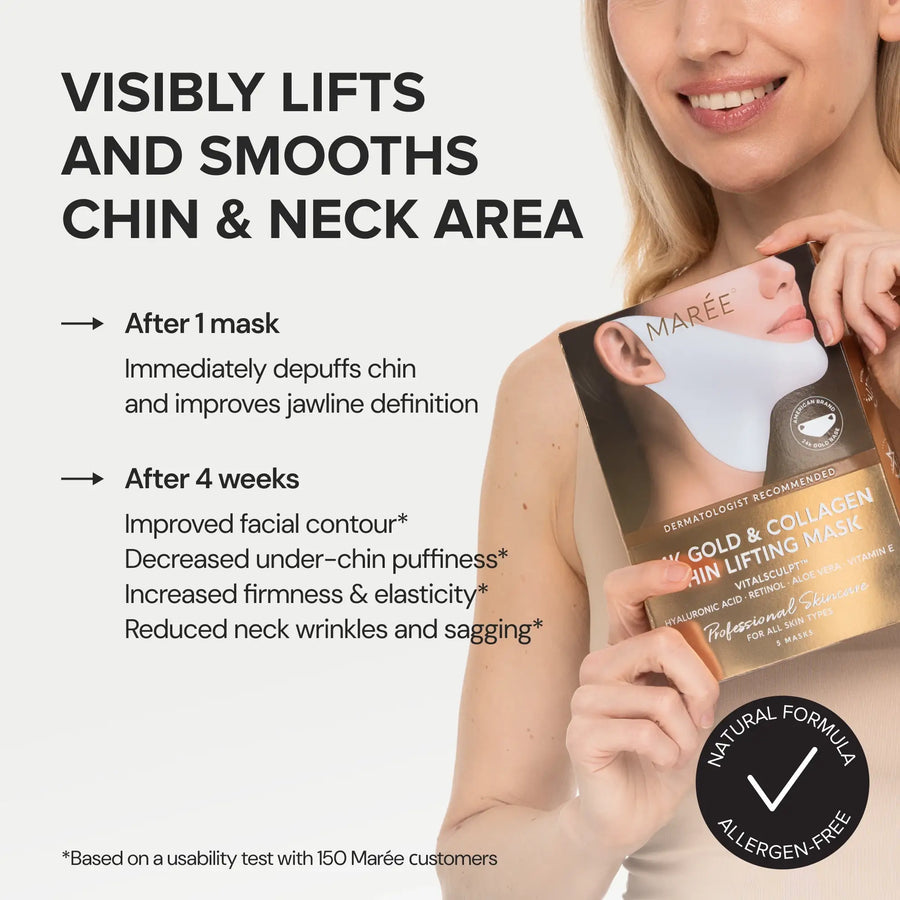 24K Gold V-Line Lifting Mask (pack of 5)