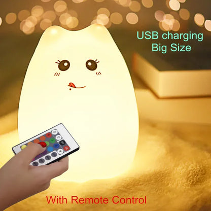 Touch Sensor Remote Cat Lamp