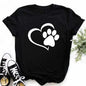 Cute Women's Dog Mom Graphic T-Shirt