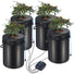 VEVOR DWC Hydroponic System, 5 Gallon 4 Buckets, Deep Water Culture Growing Bucket, Hydroponics Grow Kit with Pump, Air Stone and Water Level Device, for Indoor/Outdoor Leafy Vegetables