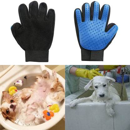 Pet Deshedding Brush Glove