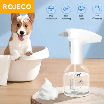 Pet Bathing Foam Dispenser Spray