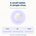 Fluoride-Free Mouthwash Tablets with 5% nHAp – 124 Tablets