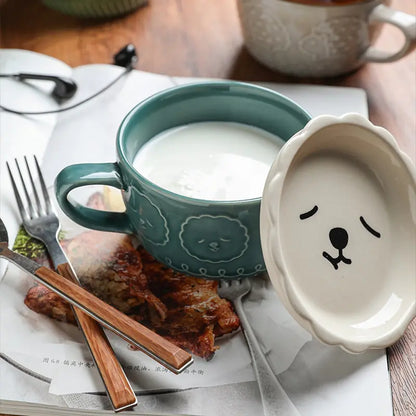 Ceramics Cute Cat Cup