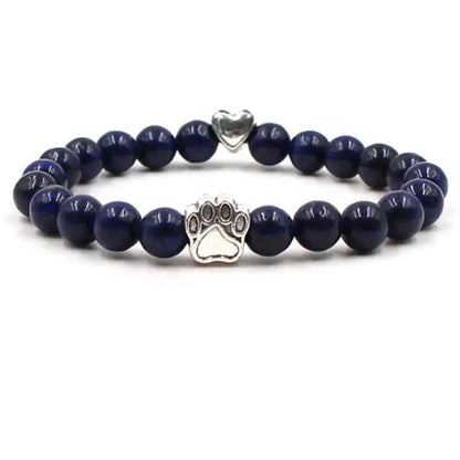 Pet Footprint Stone Bracelets