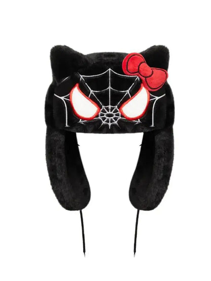 Spiderman & Gwen Stacy x Hello Kitty Fluffy Ushanka Hat